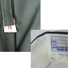 未使用保管品 CocaCola TAIWA セットアップ 上着L ズボン9号 グリーン系 制服 ユニフォーム Enjoy コカコーラ 札幌市 清田区 平岡の画像
