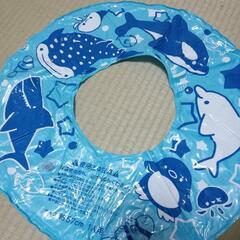 【お取引中です】キッズ　ビニールボート　浮き輪の画像
