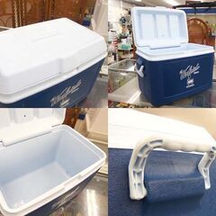 ラバーメイド Woolrich クーラーボックス ブルー系 アウトドアクーラーBOX rubbermaid ウールリッチ アメリカ製 札幌市 北区 屯田の画像