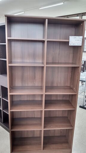 店長値引き★ジモティ割あり★ カインズホーム 飾り棚 茶 H180×D29×W87 クリーニング済み TJ1565