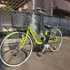 パナソニック　２６インチの電動自転車です。　前後タイヤ新品交換済...