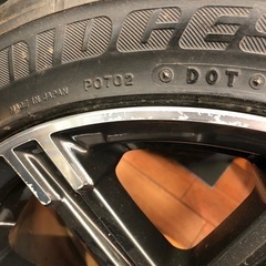 16インチ 日産マーチニスモ 純正タイヤホイールセット【リサイクルマート下関店】の画像