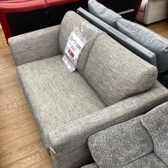 KH-13【新入荷　リサイクル品】2シーター　ソファ　グレー