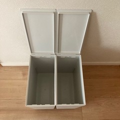 無印 ゴミ箱 2つセットの画像