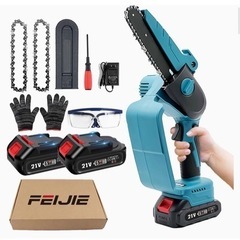 電動チェーンソー 充電式 小型 6インチ バッテリー 対応  L...