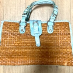 値下げ　未使用　トートバッグ　バッグ　収納　内袋　夏　ブルー　水...