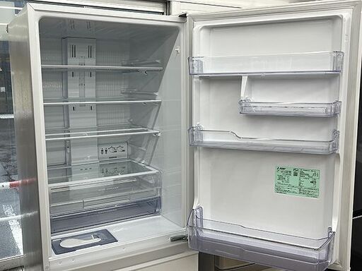 札幌 引取 MITSUBISHI/三菱 大型冷蔵庫 MR-CD40E-W 2020年製 パールホワイト 401L 3ドア 右開き 氷点