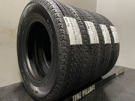 新品 23年製 YOKOHAMA SUPER VAN 356 145/80R12 80/78N LT 12インチ 夏タイヤ 4本 軽トラ 軽バン　(VTI758) クレジットカード QR決済可能