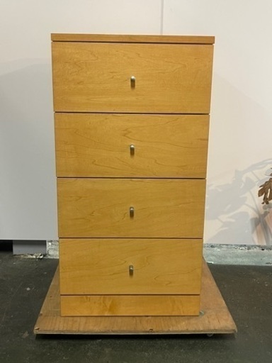 激安‼️木製チェスト4段幅44cm