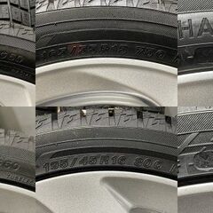 タイヤ新品【YOKOHAMA iG60 165/55R15 195/45R16]】スタッドレス【HONDA S660 純正ホイール 15/16インチ 5J/6.5J4HPCD100+45/+50】(VTM802) クレジットカード QR決済可能の画像