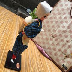 どうぞ【桜島大根人形】かぢや物産 髙さ28㎝ 民芸 お土産 置物 鹿児島 九州 日本人形 ドール の画像