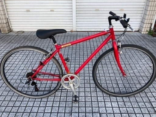 【クロスバイク】6段変速付　700x28c チェーン、サドル、グリップ新品❗️若林自転車　唐崎店　SALE中❗️