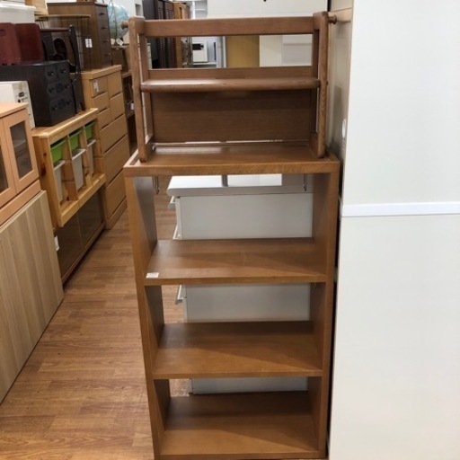 karimoku オープンラック 2024 【karimoku】ブラウンカラーのオープンラックお売りします