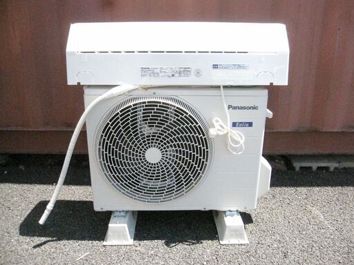 中古美品　Panasonic パナソニック 2018年製 エオリア CS-228CF-W 2.2kw　主に６畳用 リモコン＆背板付属　正常ポンプダウン済