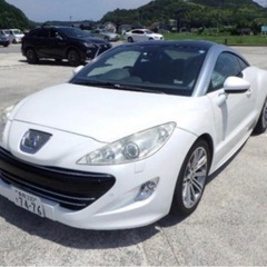 プジョー　RCZ パールホワイト　車検６年７月　点検渡し