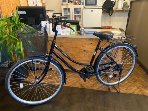 【値下げ！】シングルギア　26インチ　自転車　黒