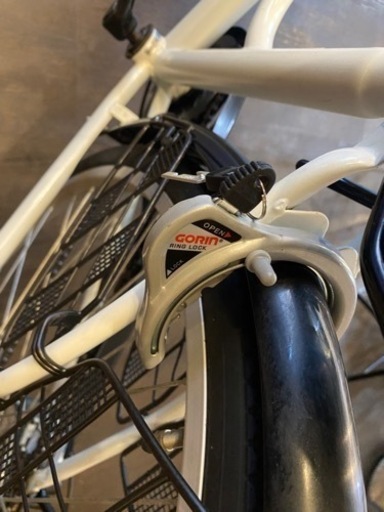 【値下げ！】26インチ　6段　自転車　白/黒