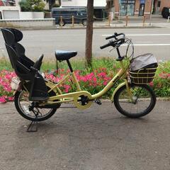 札幌　配達可能　自転車屋　中古　子乗せ　ブリヂストン　ビッケ　非電動　整備済み　チャイルドシート状態良　試乗してから決めて下さいね。