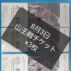 【新品未開封】映画スラムダンク☆山王×湘北戦 観戦チケット×3枚...