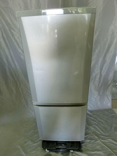 受付終了　越谷市内無料配送いたします。　MITSUBISHI Electric 三菱 MR-P15Ｃ-S 冷凍冷蔵庫 シルバー 146L 2017年製