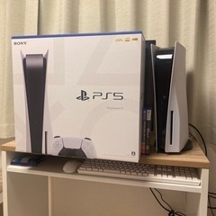 PS5ディスク版箱、説明書、ケーブル付き