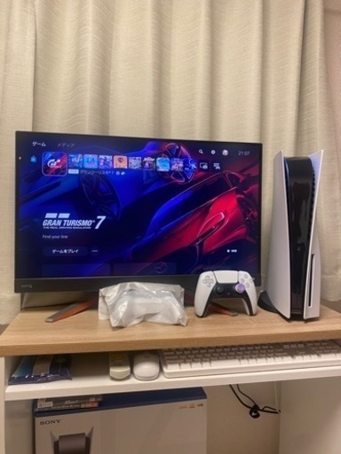 PS5ディスク版箱、説明書、ケーブル付き