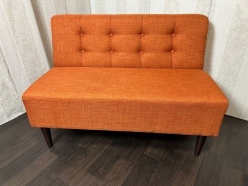 【ご購入者様決定
】美品　定価¥45800- ソファー 2人掛けおしゃれ