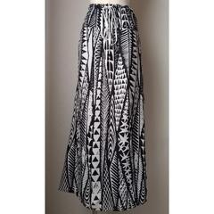 エスニック柄 2wayマキシスカートの画像