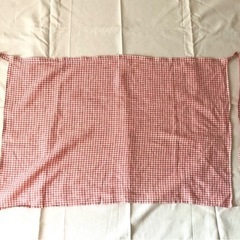 リネン  ギャルソン　エプロン　ハンドメイドの画像