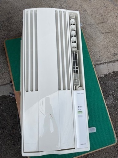 コロナ ウインド形冷房専用 窓用エアコン CW-1617 リモコン/窓枠付き 2017年製 ルームエアコン