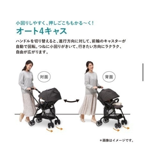 【新品未開封】ベビーカー  スゴカルα compact エッグショック AW