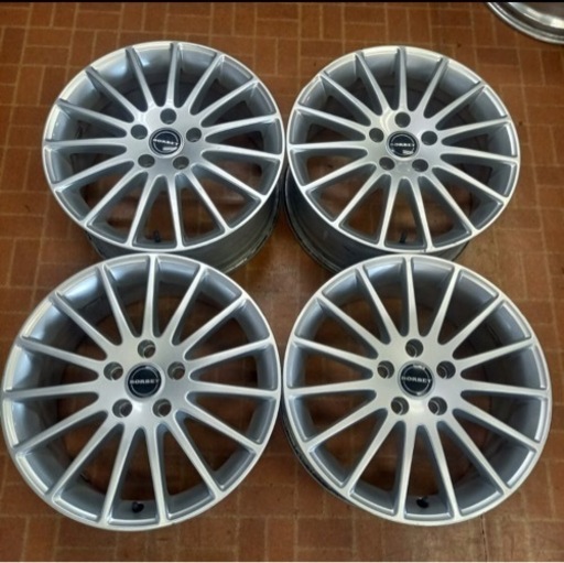 BORBET 17インチ 7.5J+53 5H-112 4本中古絶対格安！