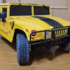 【売約済】【値下げ】HUMMER H1 エンジン式ラジコンカー【...