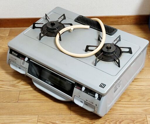 【本日 18時までに取りに来れる方】リンナイ ガスコンロ グリル付きガステーブル RTS-M660VFS-L 都市ガス