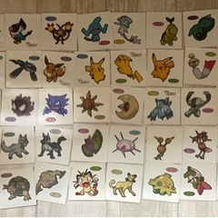 【配送可能】ポケモンパンシール　初期の画像