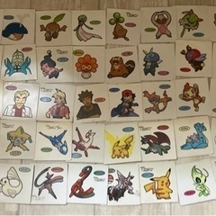 【配送可能】ポケモンパンシール　初期の画像