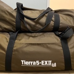 【広々リビング ツールームテント】オガワ ティエラ5-EXII 屋外未使用品(現状定価209,000円) 配送も可能の画像
