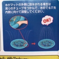 プール遊び　スプラッシュ キッズ マット と魚釣りなどの画像