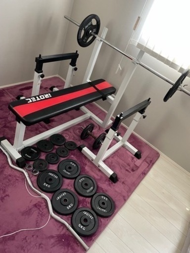 トレーニングセット ベンチプレスセット アイロテック 東京引取り