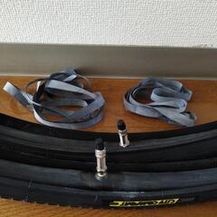新製品　自転車 タイヤ 26インチ 2本セット ペア巻きの画像