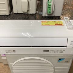 K04384　ダイキン　中古エアコン　主に6畳用　冷房能力　2.2KW ／ 暖房能力　2.2KW