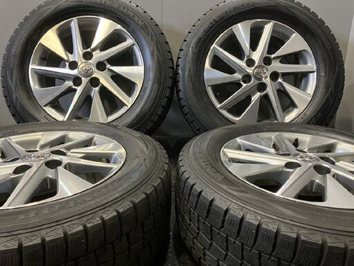 【DUNLOP WM01 215/65R16】スタッドレス【トヨタ 20系アルファード ハイブリッド 純正ホイール 16インチ 6.5J5HPCD114.3+33】　(TH832) クレジットカード QR決済可能