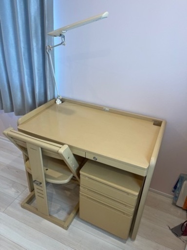 子供用勉強机\u0026チェア\u0026デスクワゴン