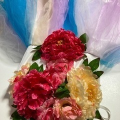 💕S 鮮やかなお花が目を惹くドレス👗💕の画像