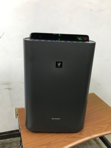 取引場所　南観音　ロ2308-095 SHARP 加湿空気清浄機　2017年製　KC-G 50-H 説明書付き　動作確認済み　キズ　汚れあり　現状お渡し