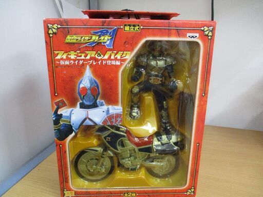 483  仮面ライダーブレイド 剣　　フィギュア＆バイク　～仮面ライダーブレイド登場編～