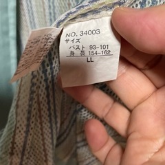 Ladies Fashion 美品　薄色ブルーグリーンジャンパーLLの画像