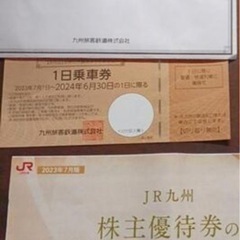JR九州　株主優待券