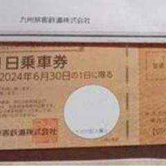 JR九州　株主優待券の画像