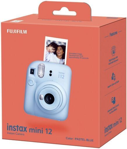 【最終値下げ】FUJIFILM instax mini 12 パステルブルー｜＋instax mini MACARON インスタントフィルム 10枚